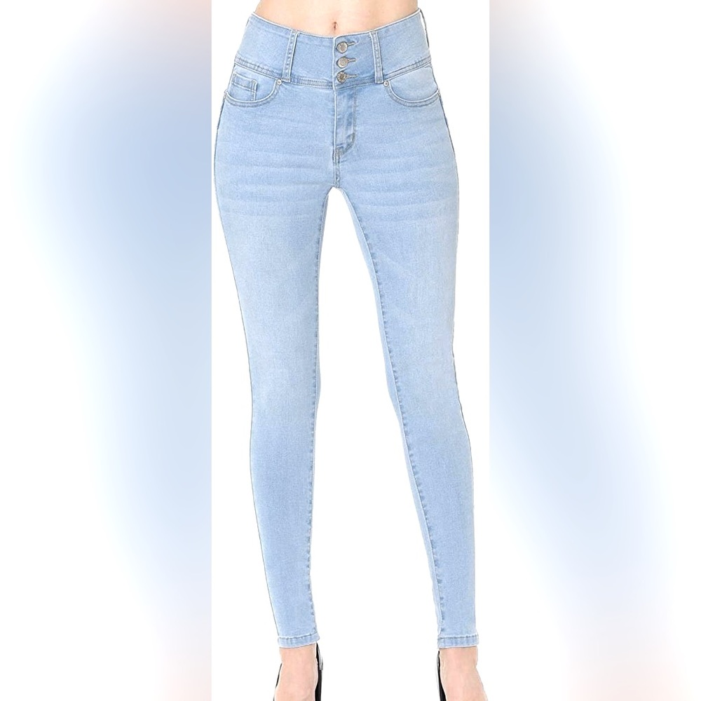 These pants are green zone light blue size 0 in women’s